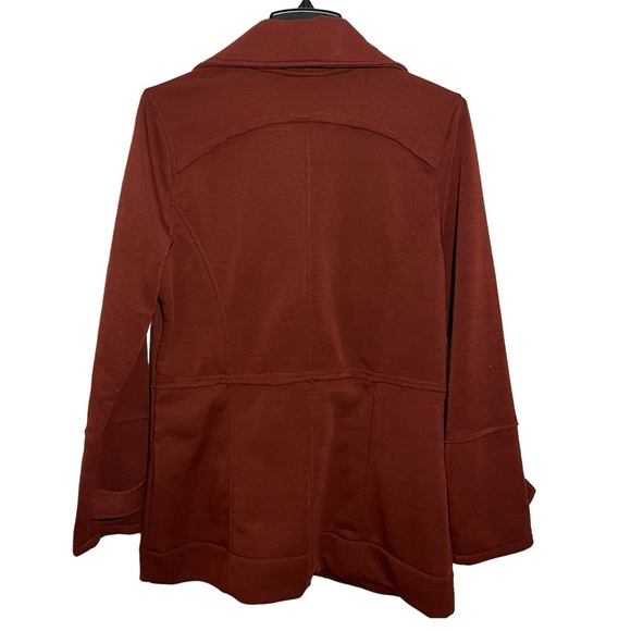 American Rag Burgundy Button Up Jacket - Picture 3 of 5